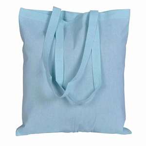 Hot Sale Shopping School Work Travel Gym Reusable Multi-Color Recycled Cotton Canvas <b>Bag</b> With Long Handle - Product Image 3