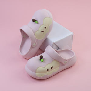 Zuecos Rosados con Forma de Manzana para Mujer, Suela Gruesa Antideslizante, para Uso Interior y Exterior, Sandalias Cerradas, Nuevo Estilo Verano 2026 - Product Image 1