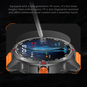 सेनबोनो v45 आउटडोर स्मार्ट घड़ी पुरुषों की बड़ी बैटरी 1.46 एचडी स्क्रीन कंपास आईपी 68 वाटरप्रूफ हेल्थ ट्रैकिंग स्पोर्ट्स स्मार्टवॉच - Product Image 5