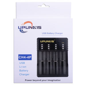 4-слот смарт-ЖК-зарядное устройство CH4A, перезаряжаемые литий-ионные аккумуляторы 3,7 В, литиевые аккумуляторы, зарядное устройство для фар - Product Image 6