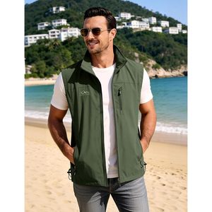 Chaleco Ligero para Hombre FOXA, para Senderismo, Pesca, Viajes, sin Mangas, con Múltiples Bolsillos, Ropa Exterior de Poliéster - Product Image 4