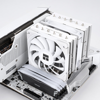 Refroidisseur d'air pour processeur Thermalright Royal Knight 120 SE, 6 caloducs, double tour, avec deux ventilateurs PWM, vitesse de 1500 tr/min, refroidisseur de bureau