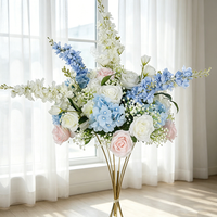 Boule de fleurs artificielles de luxe, centre de table floral pour cérémonie de mariage et banquet
