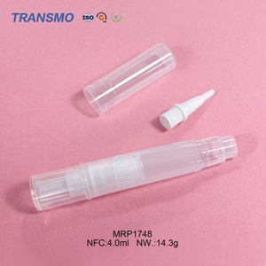Flacon vide personnalisable de 3 ml pour brillant à lèvres, recyclable, pour huile à cuticules et soin des ongles, avec applicateur brosse souple - Product Image 5