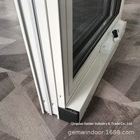 Ventana de Aluminio con Manivela MD85, Estándar Americano, Resistente a Huracanes, Marco Delgado, Insonorizada, para Renovaciones, Reemplazo y Mejora