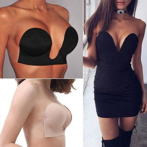 Reggiseno di spugna invisibile Sexy U-tuffo all'ingrosso per grandi seni senza spalline colletto per abiti a V profondi - Product Image 4