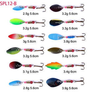 30pcs Misto esche da <span class=keywords><strong>pesca</strong></span> In Metallo Cucchiaio Spinner Bait Tackle Duro di Richiamo di <span class=keywords><strong>Pesca</strong></span> <span class=keywords><strong>Artificiale</strong></span> Set - Product Image 4