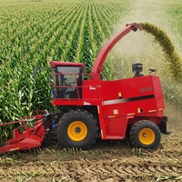 Moissonneuse-broyeuse de maïs et d'herbe de Napier, autotractée, diesel, 9QZ-3500, moteur 400 CV, boîte de vitesses, transmission à engrenages, pour alimentation du bétail