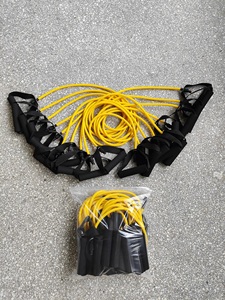 Bandas de resistencia con asas, bandas de ejercicio ideales para gimnasio en casa, terapia física, entrenamiento de fuerza - Product Image 6