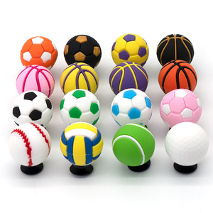 Nouveaux styles en promotion : Breloques 3D en PVC pour chaussures, motifs fusée de transport, tennis, <span class=keywords><strong>basketball</strong></span>, sabots, boucles et football, vente en gros - Product Image 1