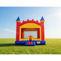 Château gonflable semi-fermé portable WINSUN, écologique, pour usage commercial, capacité 3-5 personnes