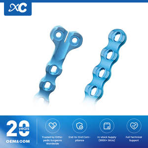 Placa de Bloqueo de Titanio Tipo T de 2.4 mm XC MEDICO - Implante Ortopédico Veterinario de Alta Calidad para Perros y Gatos Pequeños - Product Image 3