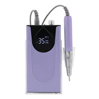 2024 nouveau Design moteur sans balais sans fil Portable 35000 tr/min Pro électrique acrylique ongles e-fichier perceuse meuleuse Machine