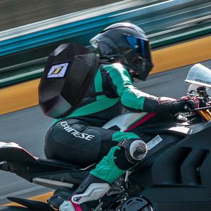 <span class=keywords><strong>Mochila</strong></span> LED de Fibra de Carbono, <span class=keywords><strong>Mochila</strong></span> El Caballero Oscuro con <span class=keywords><strong>Casco</strong></span> de Motocicleta, Mochilas para Motocicletas, Bolsas Impermeables para Portátiles - Product Image 6