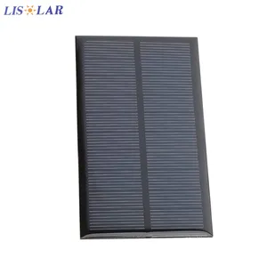 Tel ile özelleştirme mikro Polycrystalline silikon güneş panelleri, 5 adet 5V 200mA fotovoltaik güneş pilleri kiti 110mm x 60mm