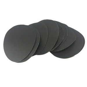 Disco in silicone nero in Velcro da 5 pollici con gancio e anello 240 # disco levigante bianco 100 pz/Carton OBM/OEM supporto personalizzabile - Product Image 3
