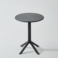 Table basse en plastique PP ronde mini, couleurs personnalisées, vente en gros, idéale pour restaurants et salles à manger
