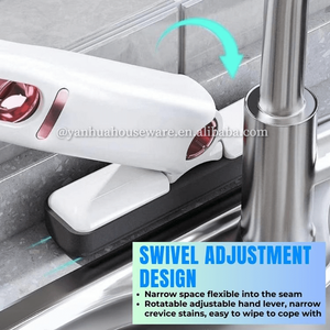 Herramientas de Limpieza en Oferta, Mopa Pequeña Portátil con Sistema de Exprimido, para Lavabo, Fregadero, Baño, Vidrio de Coche, Cocina, Esponja - Product Image 3