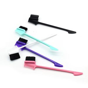 Salon <b>Creative</b> <b>Gift</b> Plastic Double Side Eyebrow Mascara Brush Eyelash Cleaning Brush - Product Image 2
