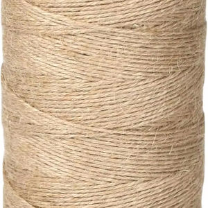 <span class=keywords><strong>Ficelle</strong></span> en jute biodégradable et recyclable 3 plis 2 mm pour l'artisanat, l'emballage cadeau, le jardinage, le crochet, le tricot et l'emballage - Product Image 3