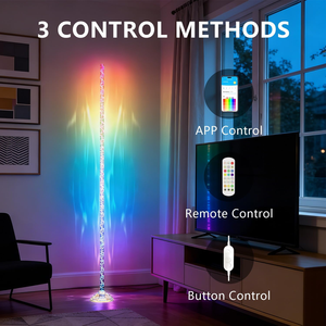 Lámpara de Pie RGB Magic Color, Luz de Esquina LED Inteligente con Control por Aplicación, Efectos de Iluminación Dinámicos para Decoración del Hogar - Product Image 2