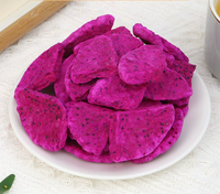FD Rode Drakenvrucht Schijfjes Gemaakt van Puur Vers Rood Pitaya Vlees Knapperige Suikervrije Chips voor Yoghurt Cake Decoratie