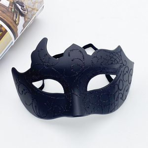 Nueva Máscara de Media Cara Estilo Veneciano Pintada con Polvo Dorado, Máscara de Ojos para Adultos, Accesorio de Fotografía para Halloween - Product Image 6