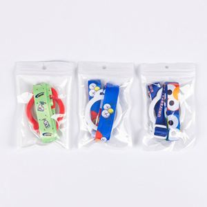 Custom Logo Printed Water Bottle <b>Lanyard</b> with Silicone Holder Ring Adjustable Neck Shoulder Strap for Walk Run Events - Product Image 5