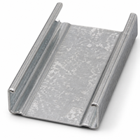 Accessoires pour plaques de plâtre : Montants métalliques, rails, profilés en C/U et profilés de fixation pour cloisons sèches