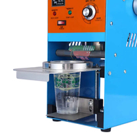 Machine à sceller les gobelets manuelle, best-seller, 220v/110v, 75 pièces/min, semi-automatique, pour les boutiques