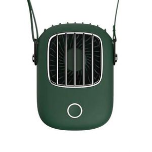 Ventilateur portable mini à suspendre au cou avec logo personnalisé, design mains libres pour utilisation en extérieur, cadeaux originaux - Product Image 3