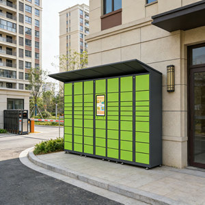 Casier intelligent de stockage temporaire pour supermarchés et stations de distribution – Casier à colis express commercial en libre-service - Product Image 1