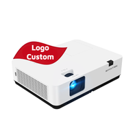 Vente en gros du projecteur numérique K200W 3LCD 1080P natif LED 3700 ANSI Lumens Pico et à courte focale pour salle de classe et home cinéma
