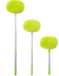 Car Wash Brush Cleaning Mop Chenille <strong>Broom</strong> Adjustable <strong>Telescoping</strong> Long Handle Car Cleaning Tools Rotatable Brush - Product Image 2