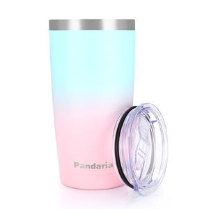 Tasse à vide personnalisée 20 30 oz à double paroi isolée sous vide tasse à café en acier inoxydable 304 avec couvercle - Product Image 2