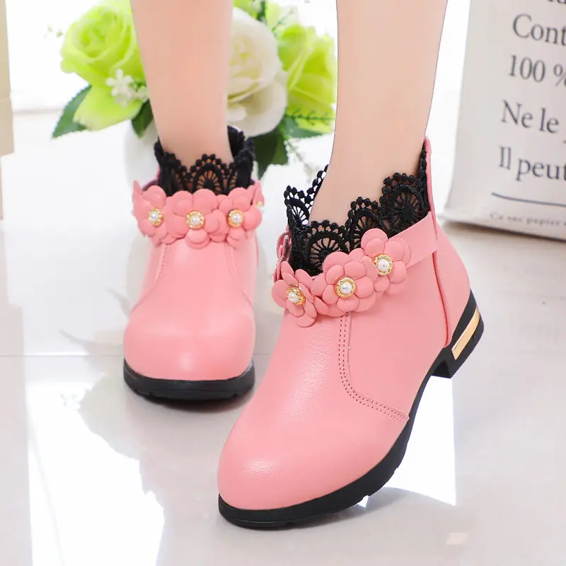 Shangzhou OEM Botas 2022 new pattern children's girls' Boots shoes