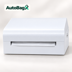 Distributeur de sacs automatique vertical de comptoir AutoBagX C1 personnalisé, moderne et verrouillable pour caisse de supermarché, avec option TPV - Product Image 4