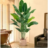 Plantes artificielles H485, arbres, plantes oiseau de paradis, décorations de sol de luxe pour salon, plantes en pot, décoration de paysage