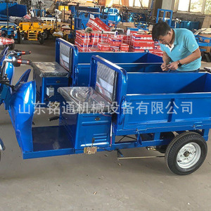 รถสามล้อไฟฟ้าบรรทุกสินค้า กล่องขนาด 1.2 เมตร 48V 500W มอเตอร์ดุมล้อหลัง แบตเตอรี่ลิเธียม สำหรับผู้ใหญ่ ใช้สำหรับส่งของในตลาด - Product Image 4