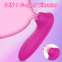 Vibromasseur Suceur pour Femme, Stimulateur Clitoridien et Mamelons, Vibromasseur Oral, Masturbateur Sexuel Féminin Érotique, Jouets Sexuels pour Adultes Femmes