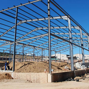 อาคารโลหะราคาประหยัด โครงสร้างเหล็กโลหะเบา Q345/Q235 โครงสร้างเชื่อมโครงสร้างเหล็กสําเร็จรูป - Product Image 2