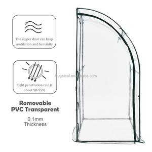 Invernadero Portátil para Jardín al Aire Libre con Techo Arqueado y Cubierta Transparente, Fácil de Montar y Ecológico, Marca HUGELEAF - Product Image 4