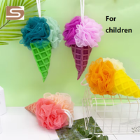 Éponge de bain en loofah pour enfants, éponge de bain en forme de dessin animé, éponge de douche, exfoliant pour le corps, loofah pour le nettoyage en spa, éponge de douche