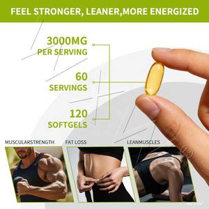 Capsules d'acide linoléique conjugué fiables et de bonne qualité, gestion du poids, santé immunitaire, complément nutritionnel pour adultes - Product Image 2