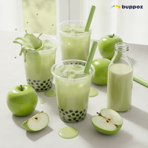 แอปเปิ้ลเขียวน้ำเชื่อมชาฟองขายส่ง - Product Image 5