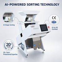 Machine de tri optique intelligente IA pour haricots et cacahuètes LB M64, prix usine, avec éjecteurs SMC, mini trieuse couleur et forme haute capacité