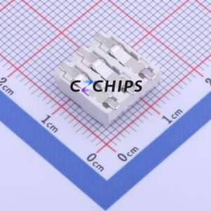 2060-453/998-404 Spring Terminal Block SMD,P=4mm Connector ( Construction: 1x3P )( Pitch: 4mm )( Color: White ) - Product Image 2