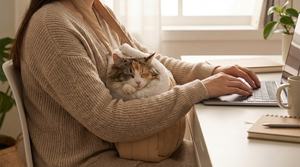 Sac de transport pour animaux de compagnie de haute qualité, confortable et épais pour l'hiver, avec intérieur en polaire, sac de transport pliable pour voiture, sac de shopping portable - Product Image 4