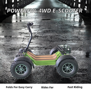 <span class=keywords><strong>Quad</strong></span> électrique tout-terrain 60V pour adultes, véhicule tout-terrain 4x4, moto à 4 roues, moto de plage - Product Image 2