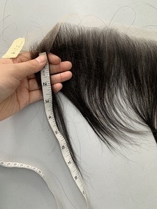 Лидер продаж, высокое качество, высокое цифровое 12*1, тонкое HD кружево, Фронтальная застежка с натуральными волосами, HD прозрачное швейцарское кружево фронтальная поставка - Product Image 4